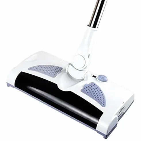 Spazzatrice a Batteria Leggera per Pavimenti e tappeti.1.3kg Multi-Surface Cleaner con Maniglia ergonomica.Pulisce sotto I Mobili a Sforzo.Design Portatile Ricaricabile per Il riordinato giornalie